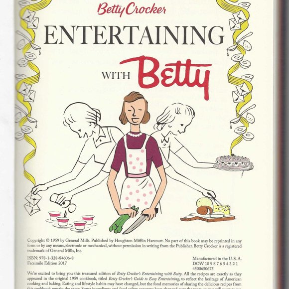 Entertaining With Betty - 2017 Remake of 1959 Classic Cookbook - Picture 2 of 8